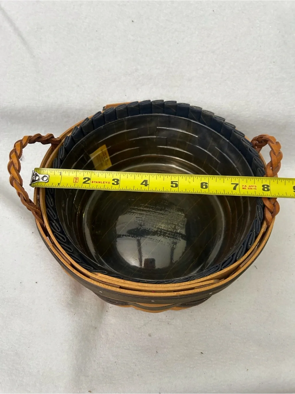 Longaberger handwoven basket
